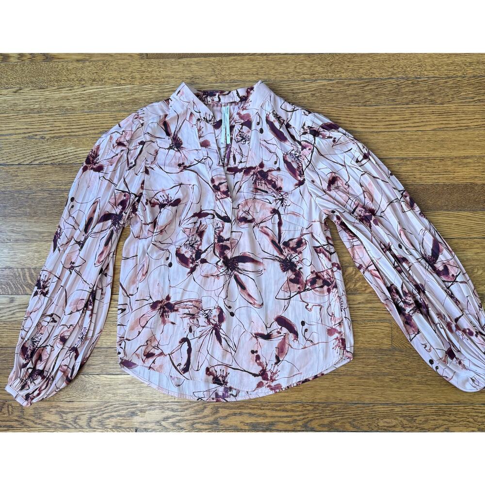 Anthropologie Women's Light Mauve Blouse Size XXS